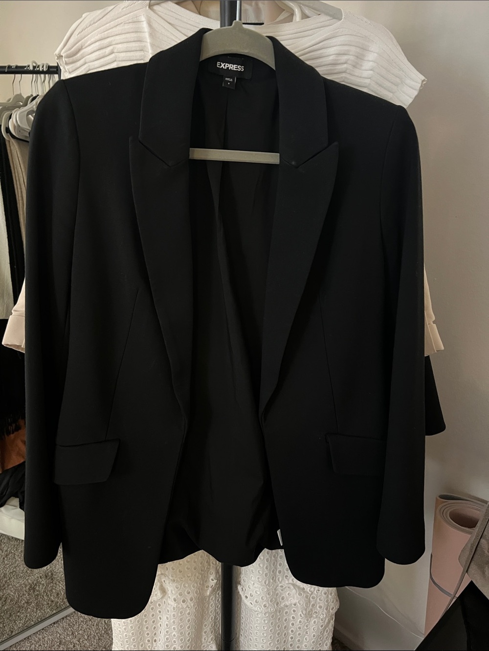 Express Black Oversized Tailored Women's Blazer